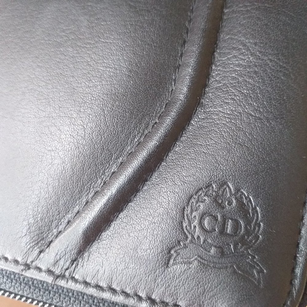 Vintage Christian Dior Neck Tie Travel Case with Zipper in Very Good Condition